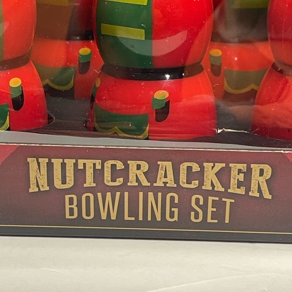 Nutcracker Bowling Set - Red and Yellow NWT - Picture 2 of 3